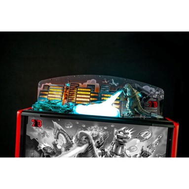 Godzilla 70th Anniversary Pinball Topper by Stern