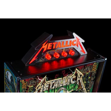 Metallica Remastered Pinball Topper by Stern