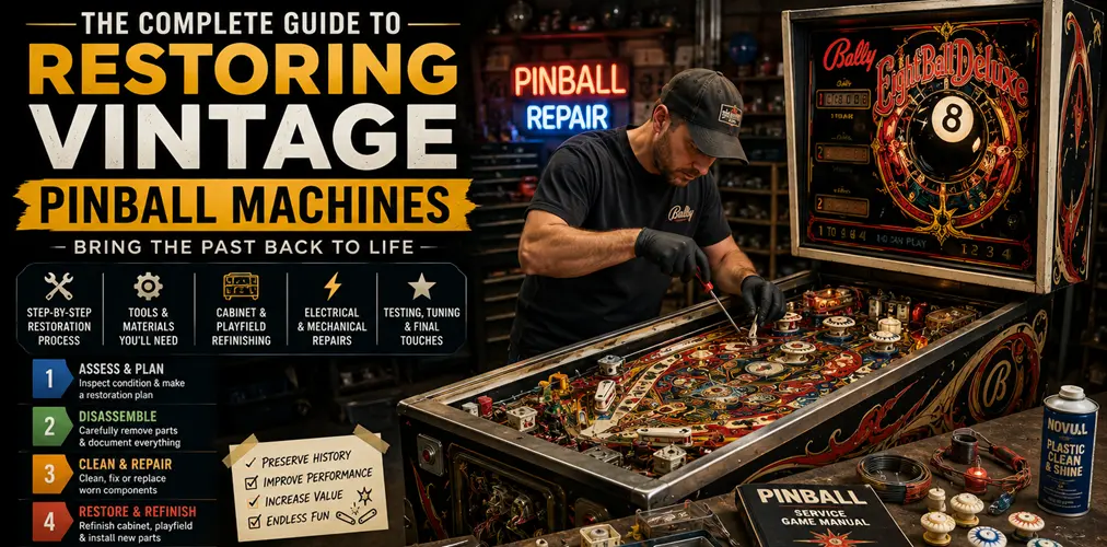 The Complete Guide to Restoring Vintage Pinball Machines